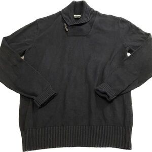 MENS Sean John cotton medium black sweater